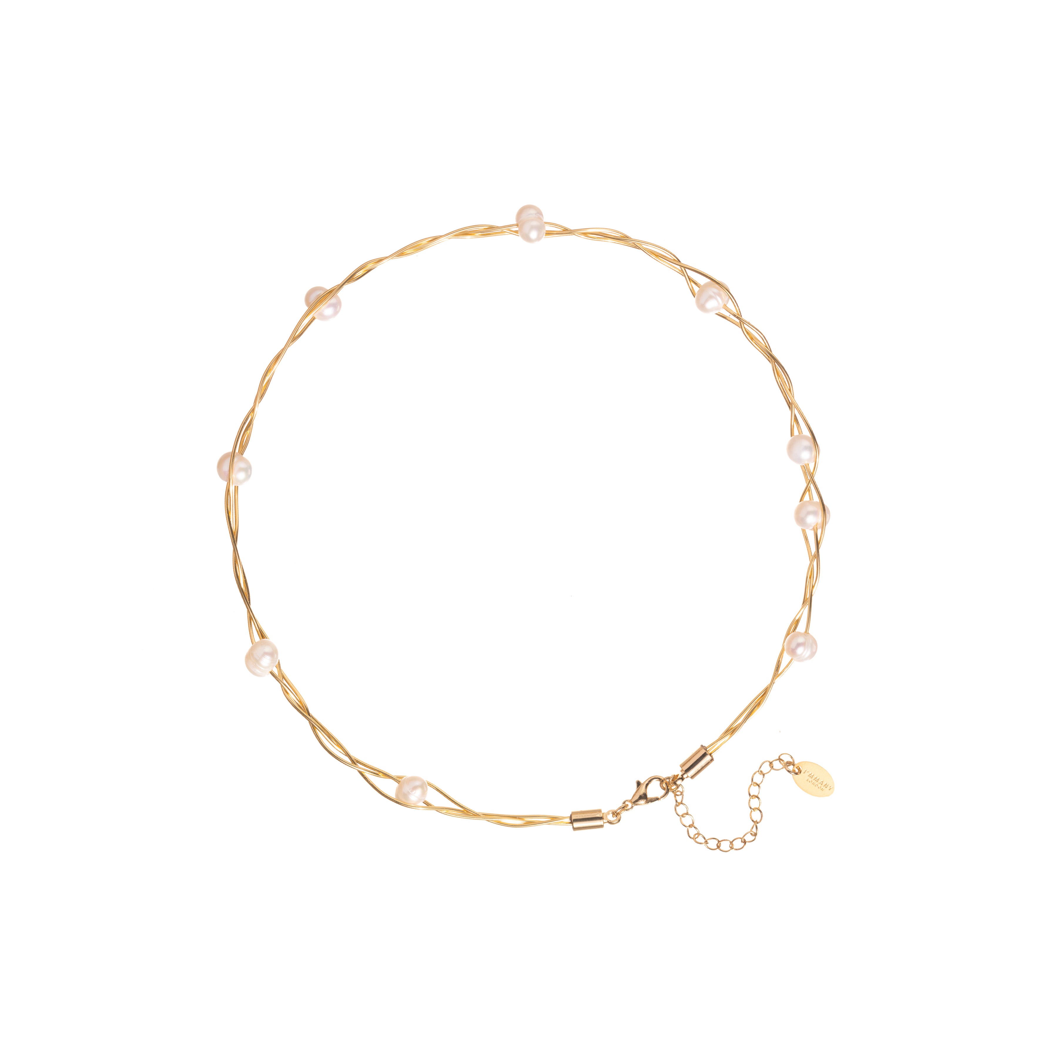 With a Twist Freshwater Pearl Choker Necklace