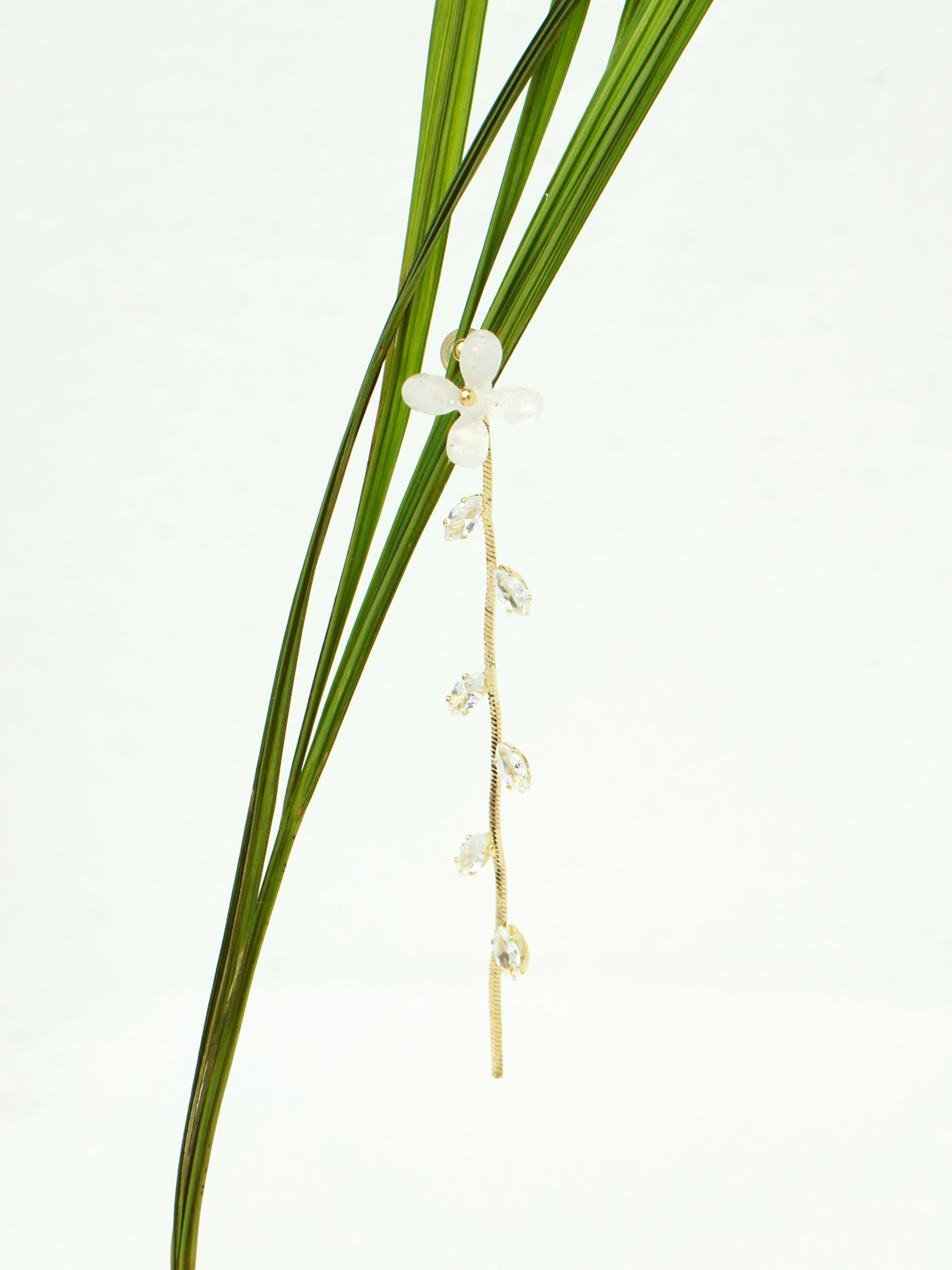 Inflorescence Blooming Flower Drop Earrings
