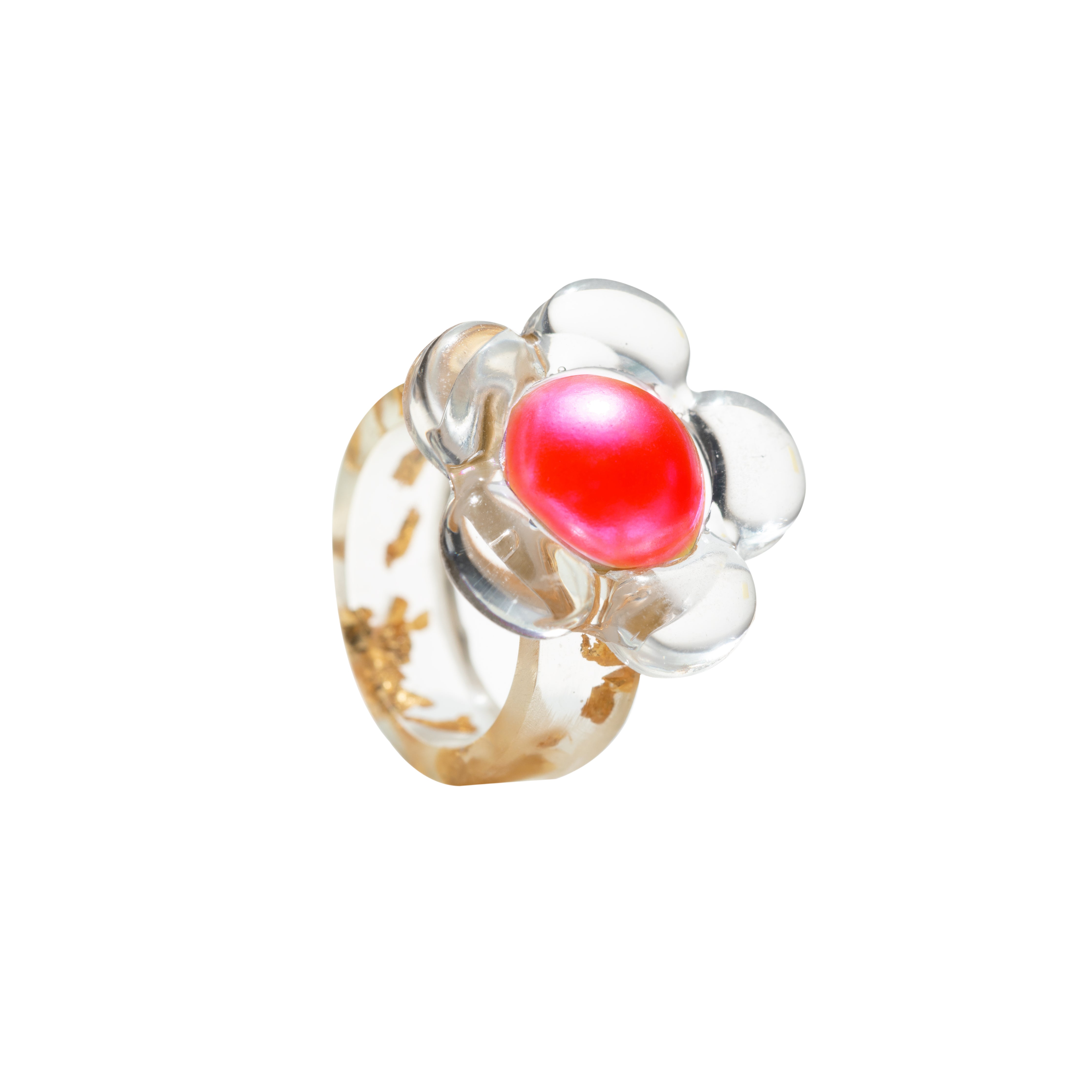 Flower Power Resin Ring