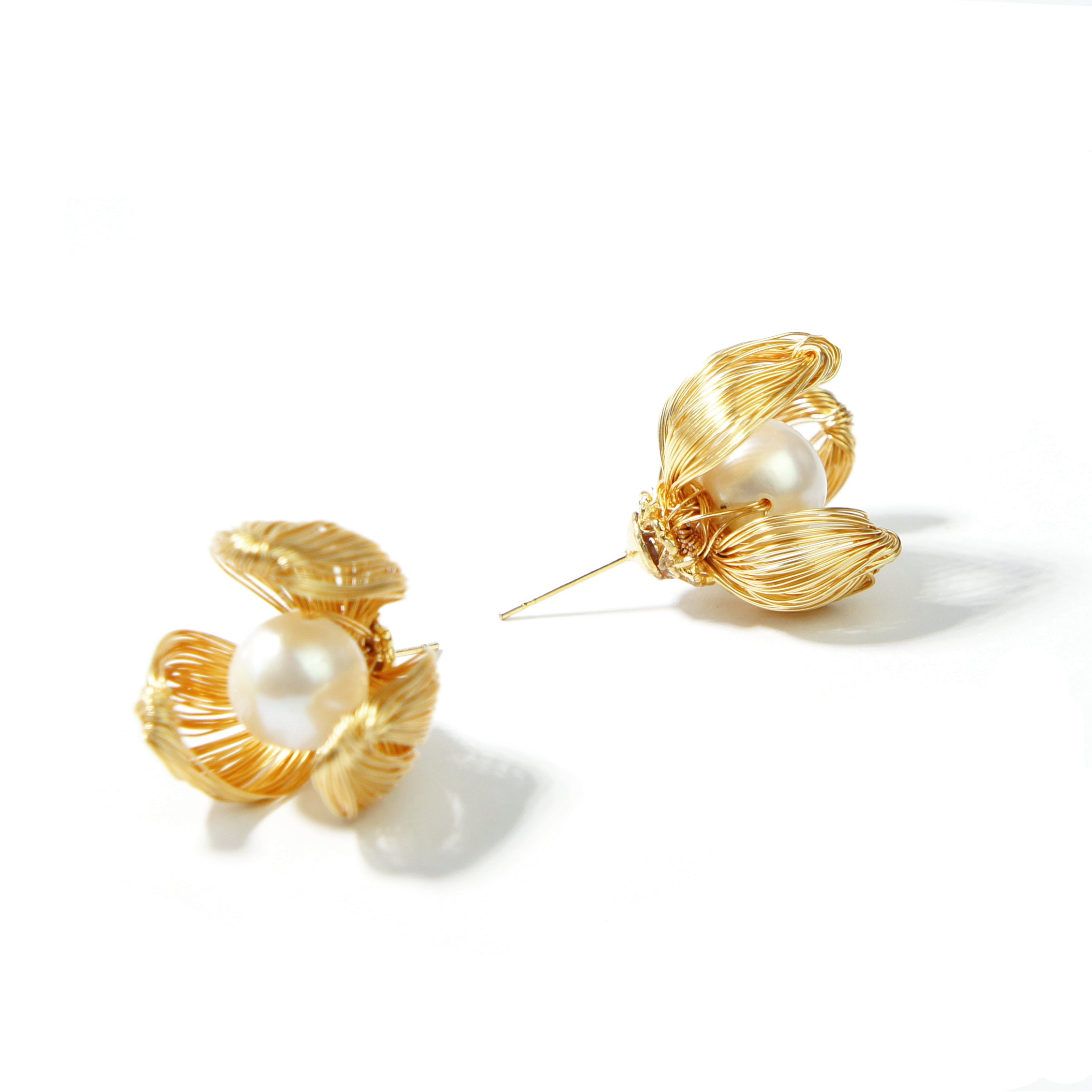 Iris 10mm Freshwater Pearl Studs Earrings