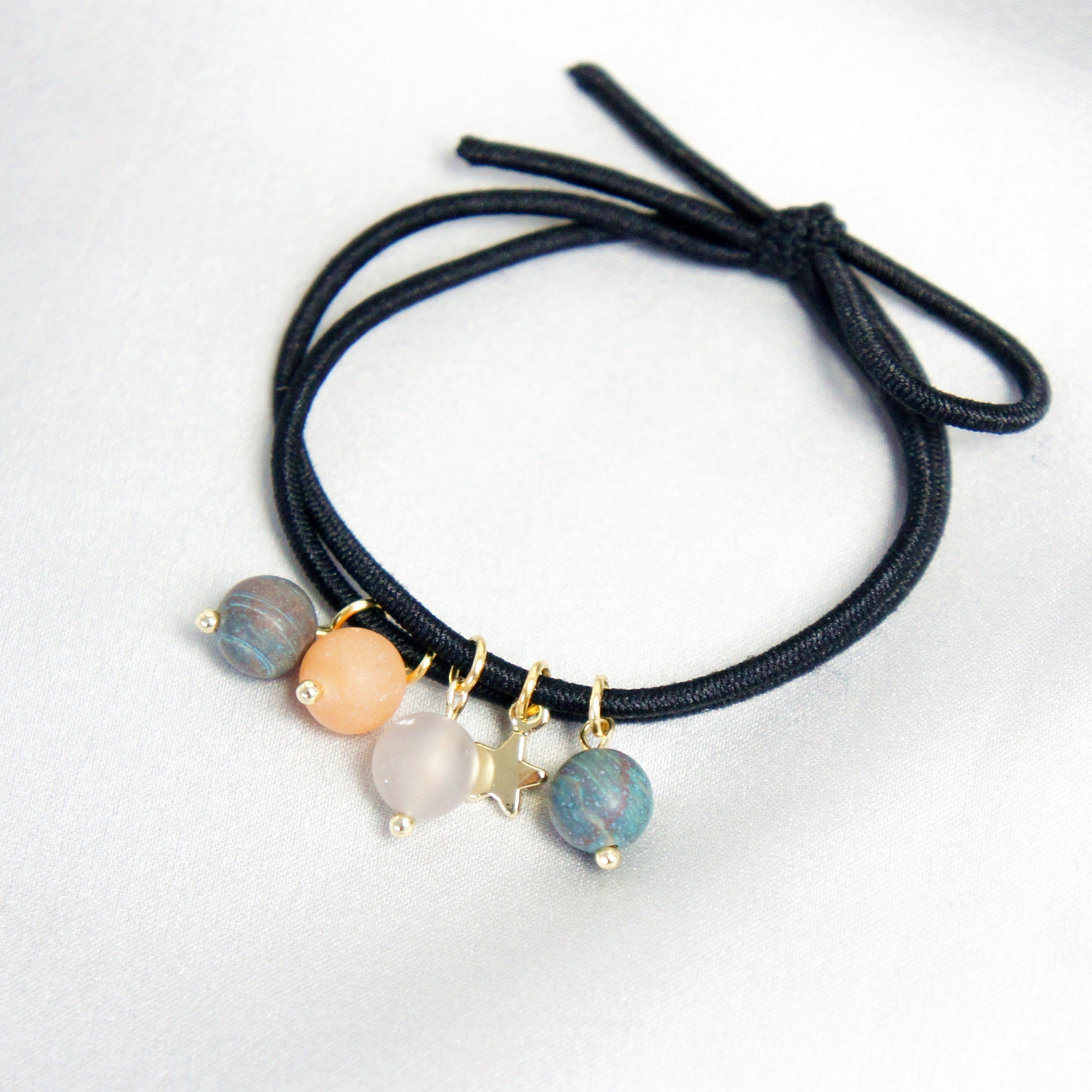 Planet Love Gemstone-embellished Hair Tie-Band
