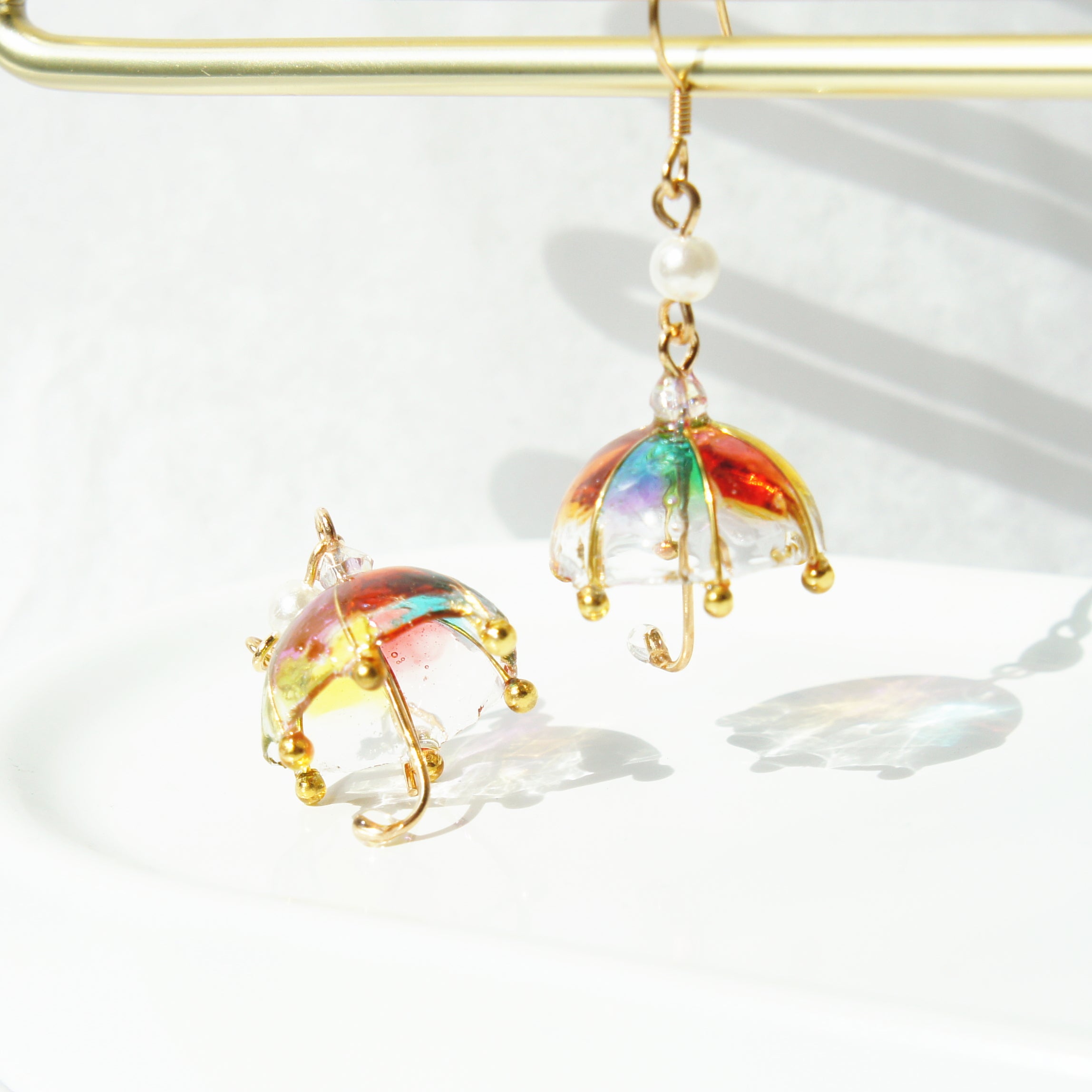 Rain or Shine Umbrella Drop Threader Earring(s)