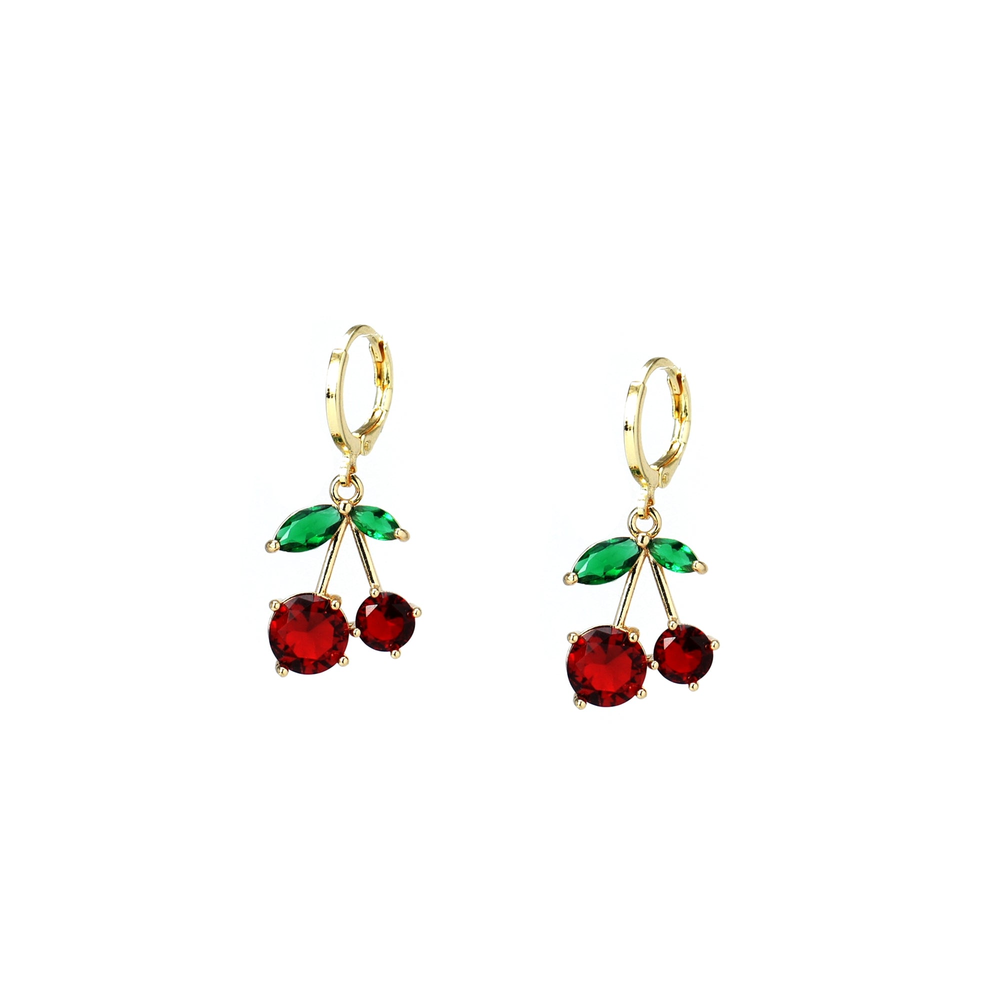 Cherry Pie Huggie Hoop Earrings