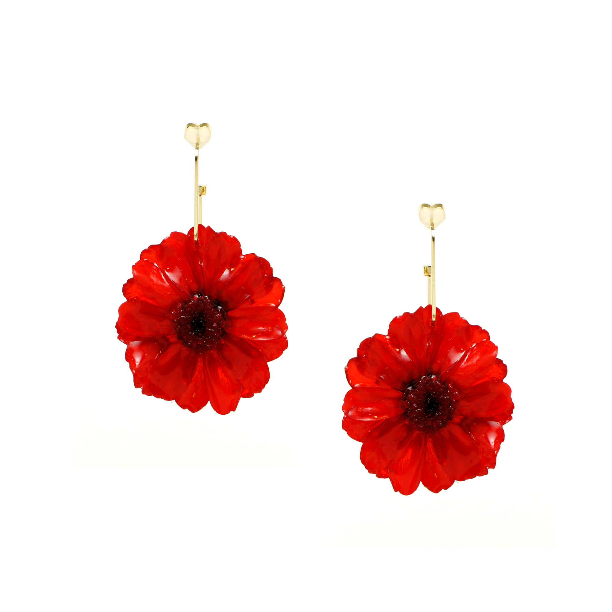 *REAL FLOWER* Paris Daisy Drop Earrings