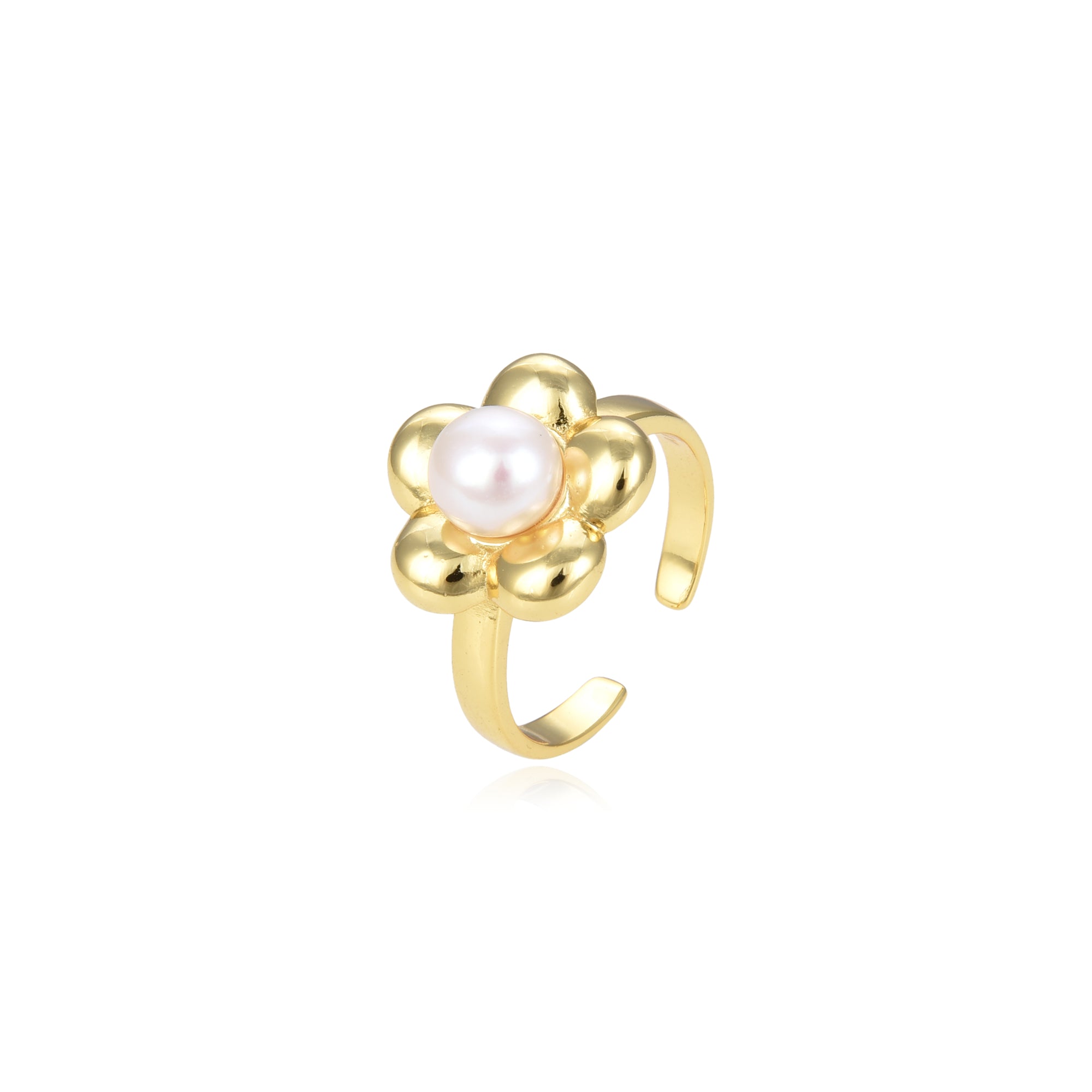 Flower Power Ring, Gold Vermeil/Sterling Silver