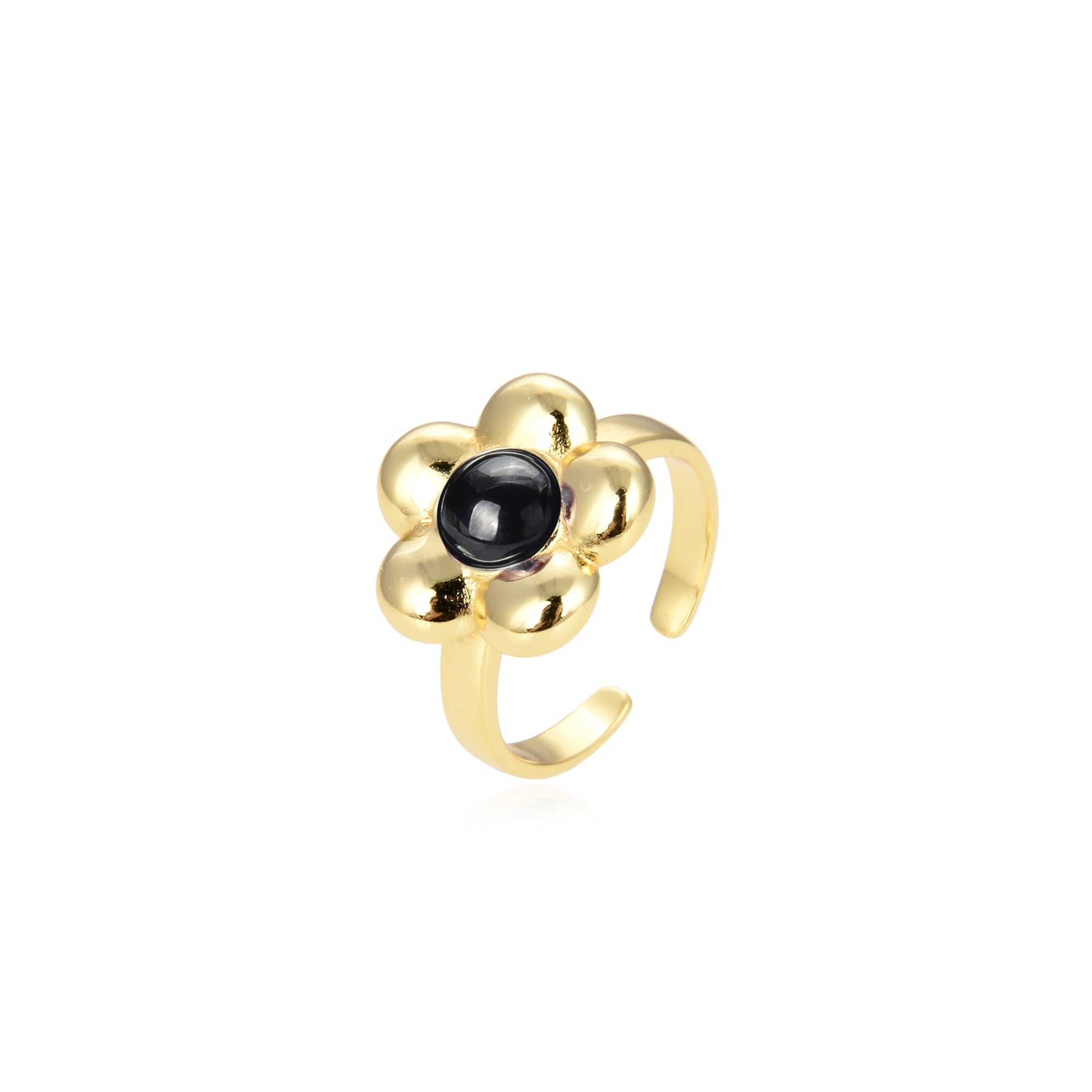 Flower Power Ring, Gold Vermeil/Sterling Silver