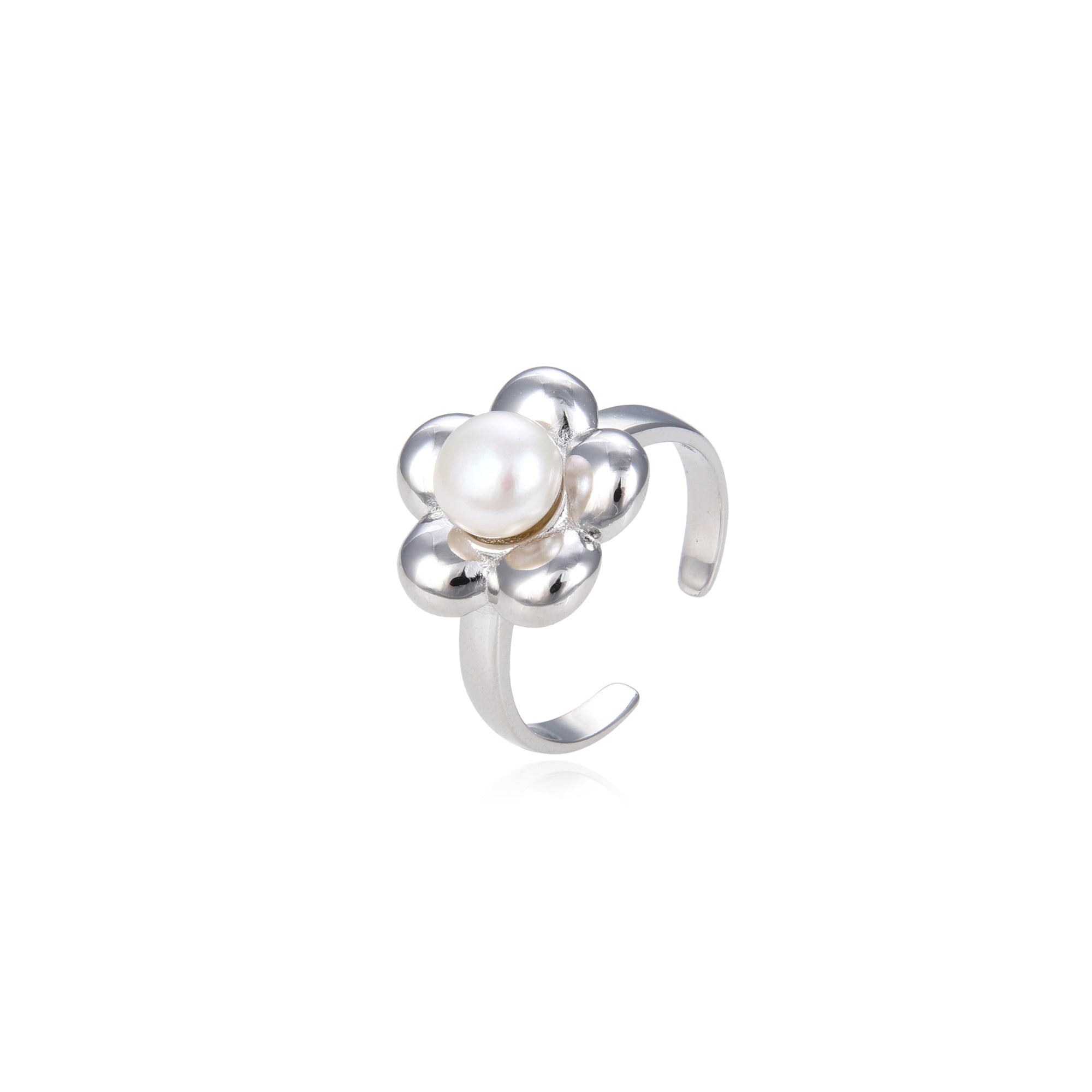 Flower Power Ring, Gold Vermeil/Sterling Silver