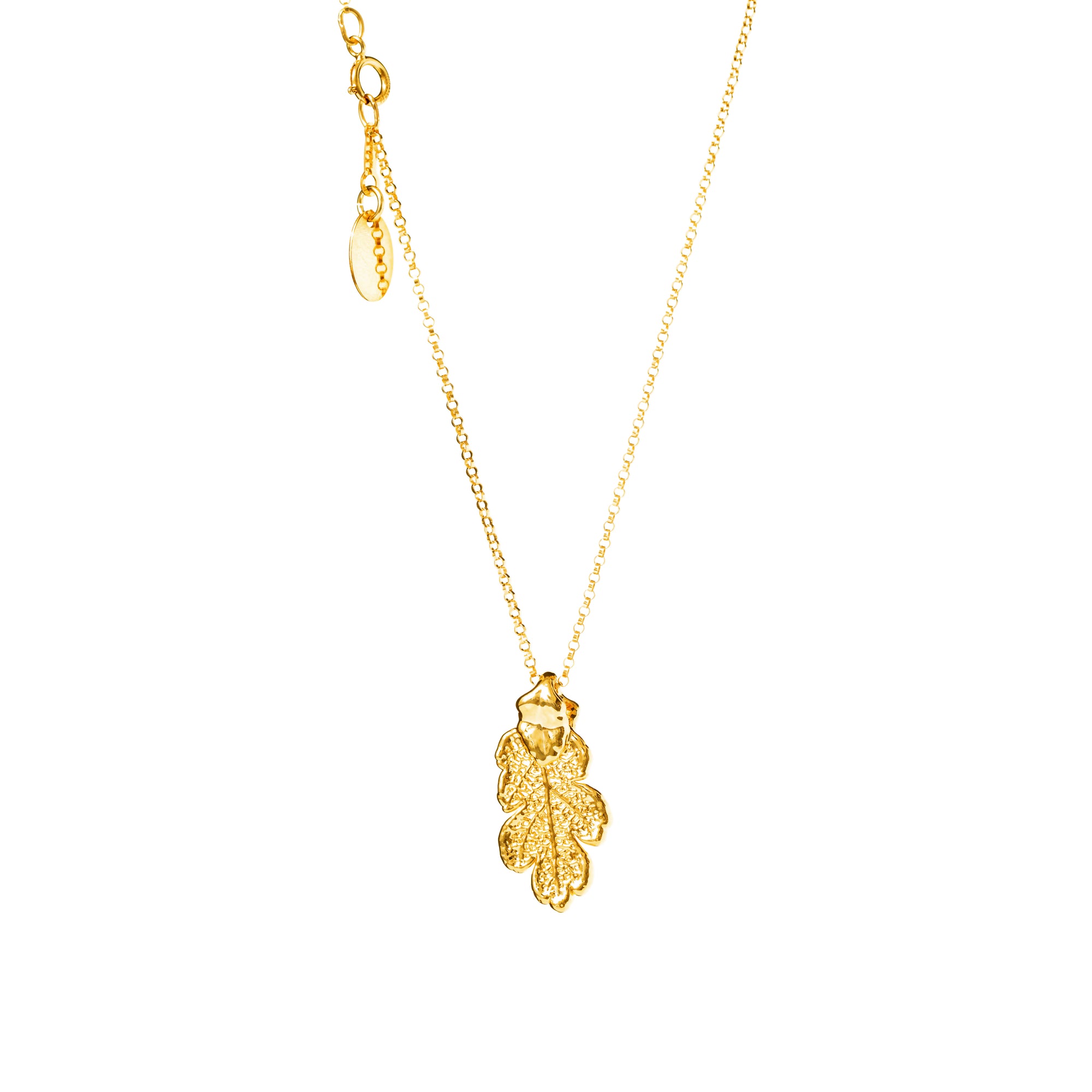 *REAL LEAVES* Be-leaf Gold-filled Necklace w/24k Gold Leaf Charm