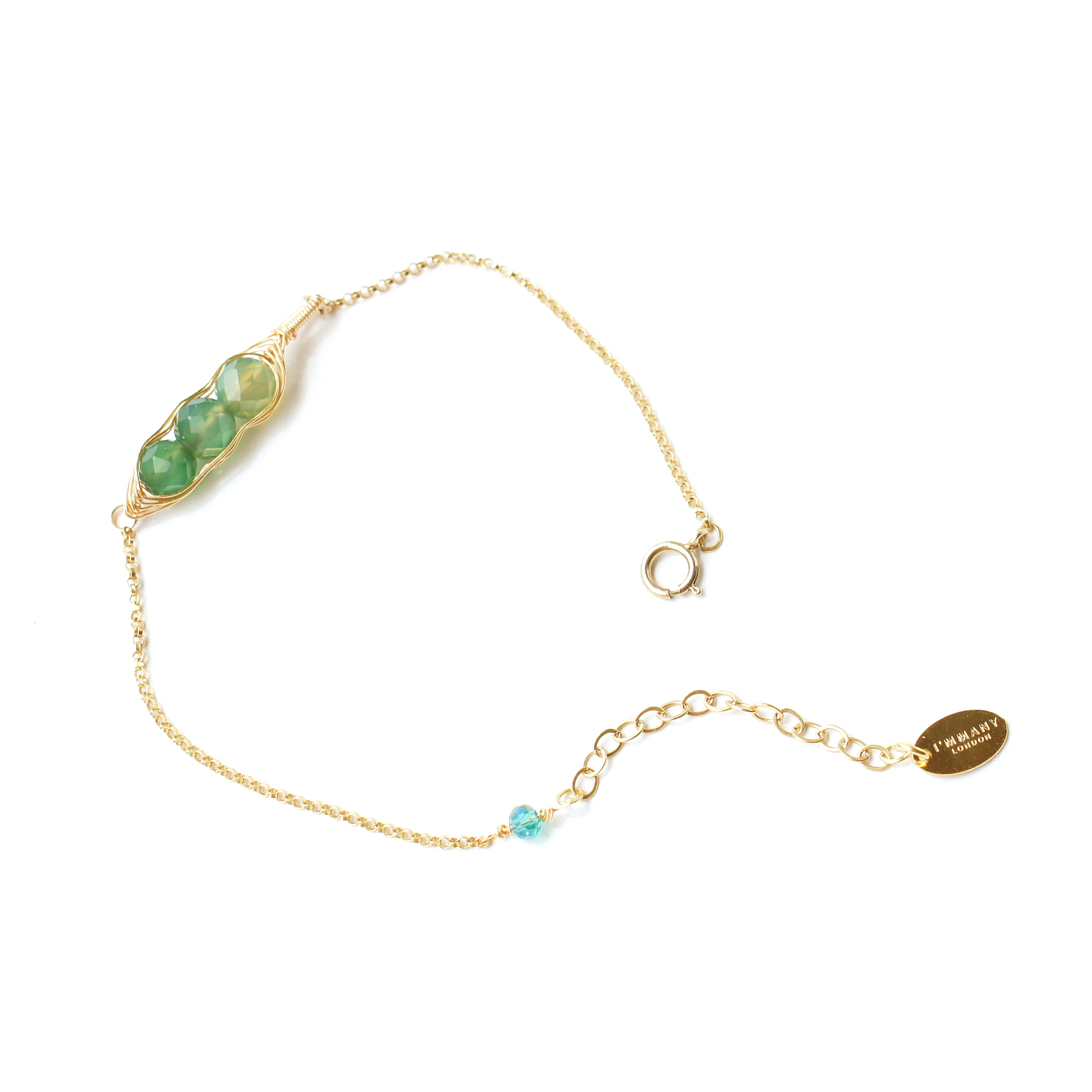 Garden Peas 18k Gold-filled Bracelet