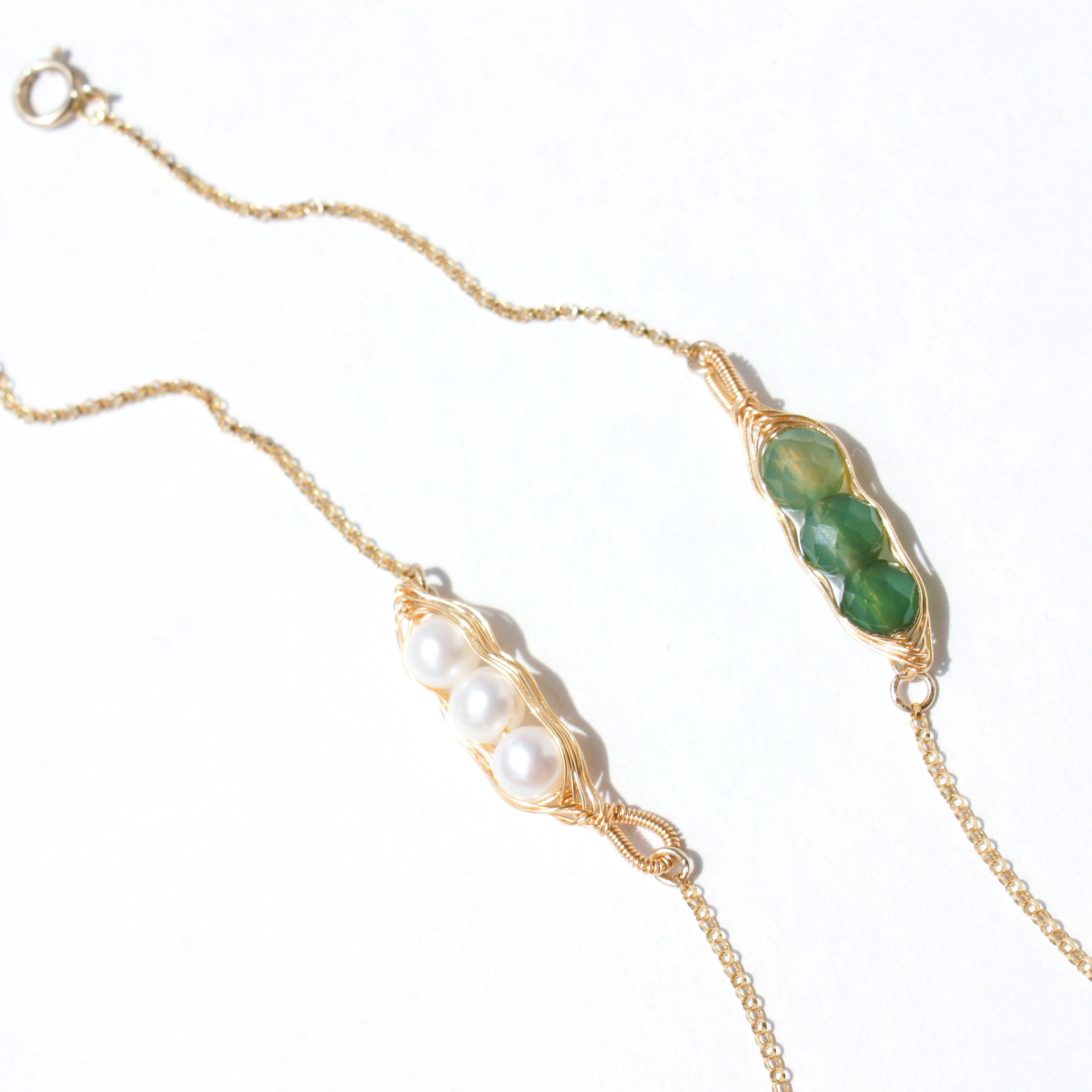 Garden Peas 18k Gold-filled Bracelet