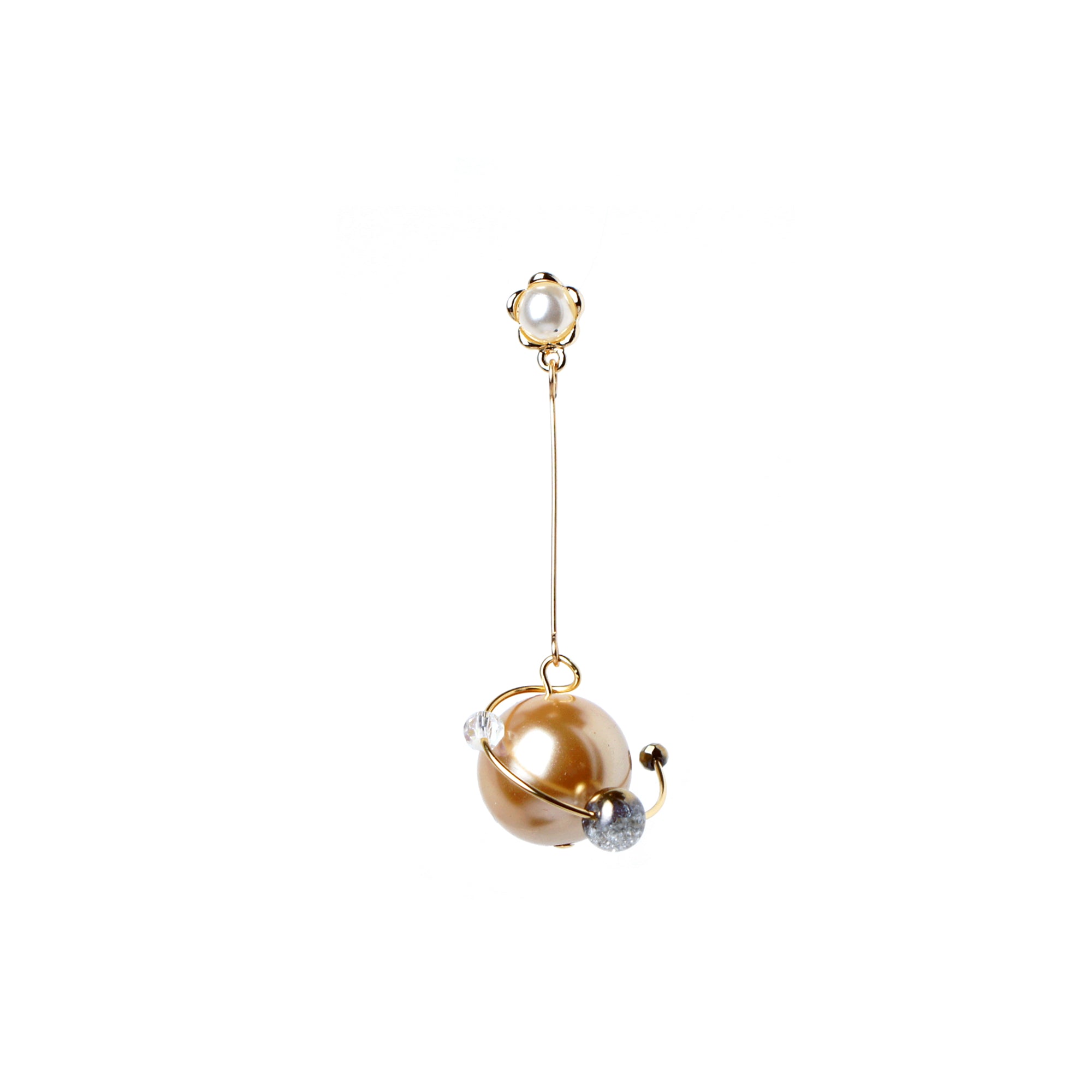 In My Orbit Pearl Drop Single Earring