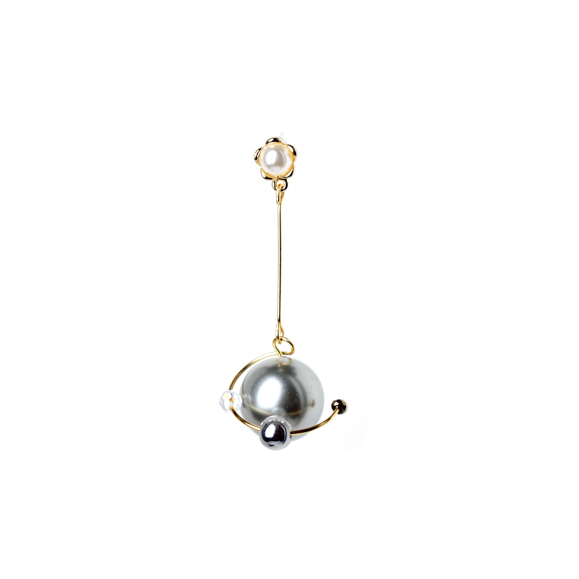 In My Orbit Pearl Drop Single Earring