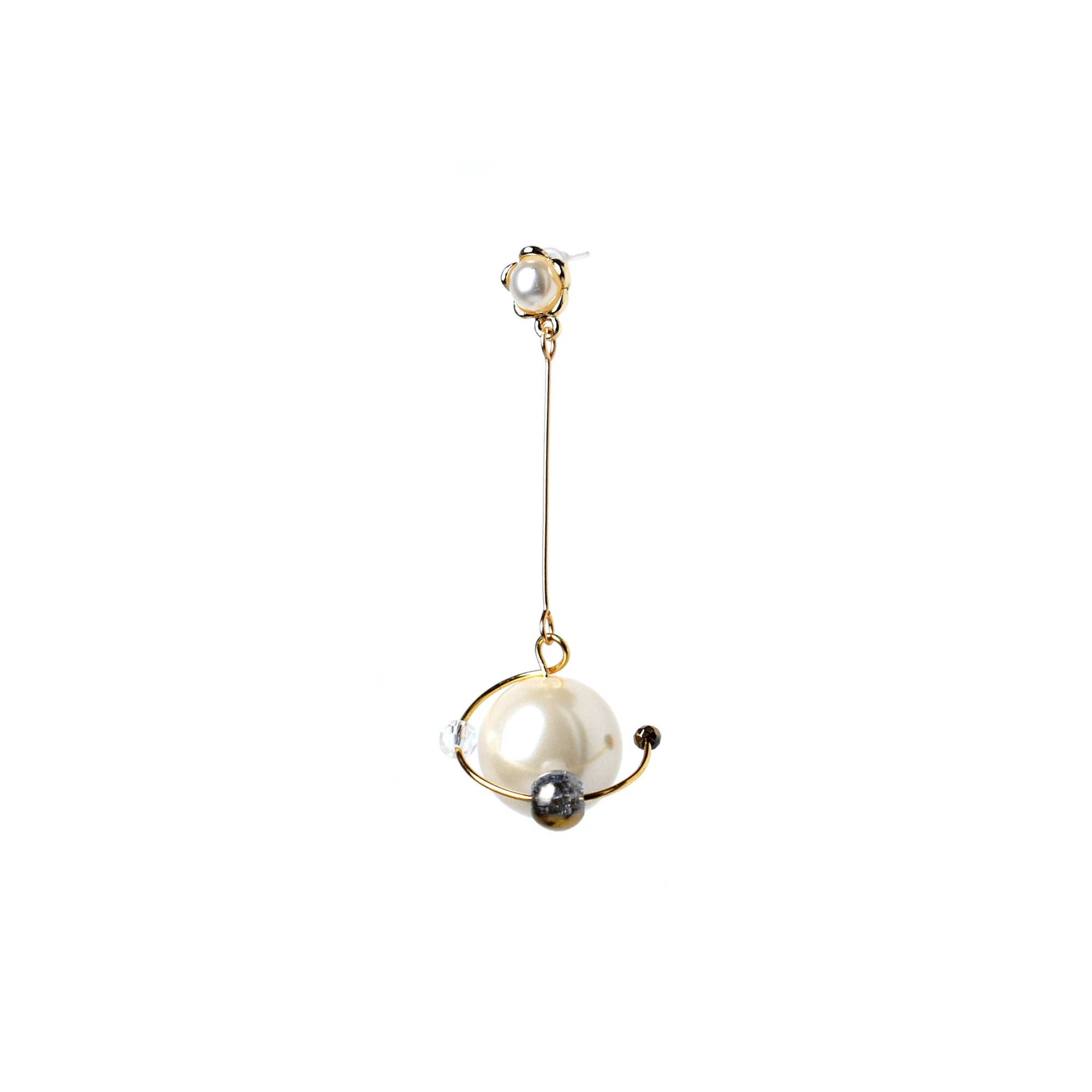 In My Orbit Pearl Drop Single Earring