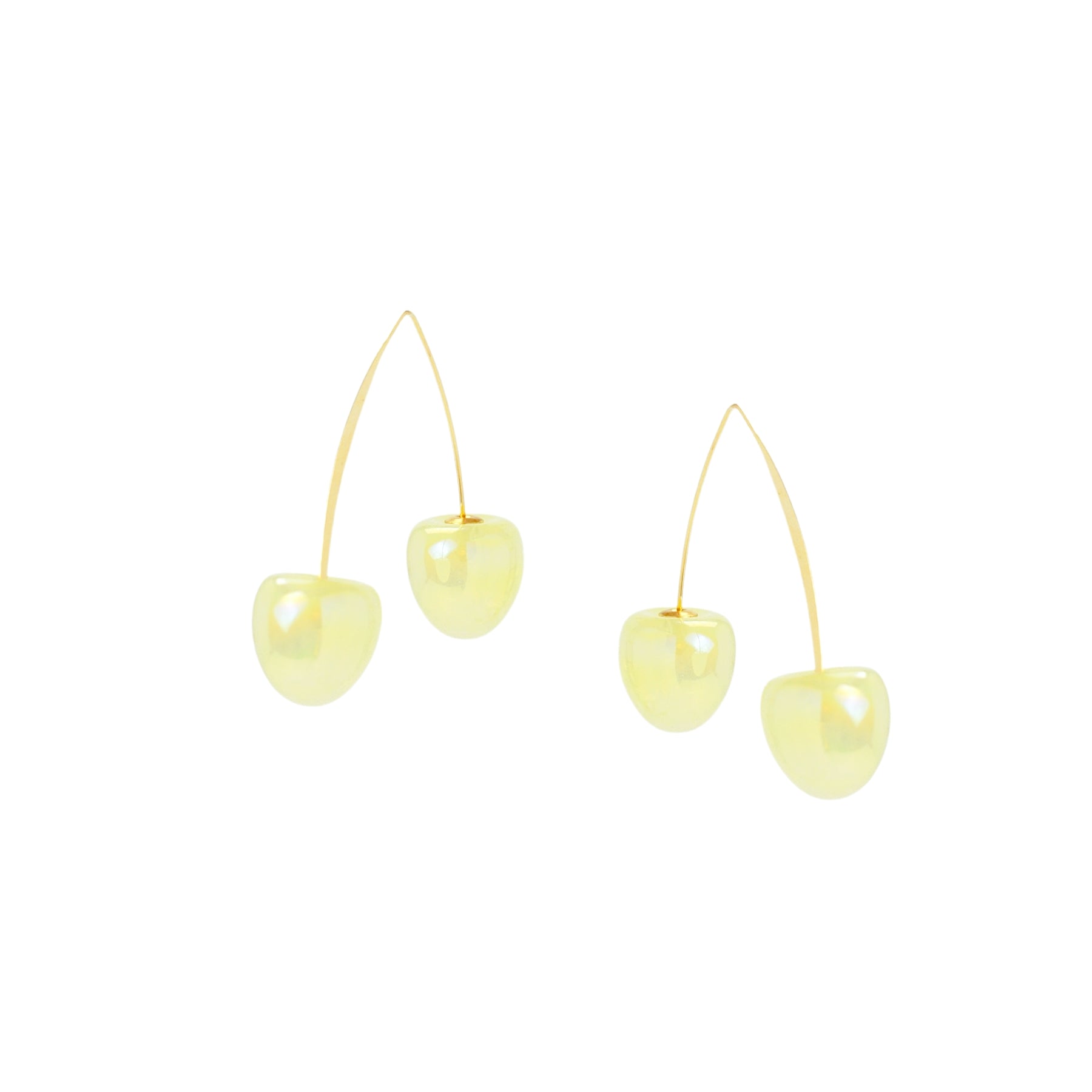 Double Cherry Drop Earrings (two-way)