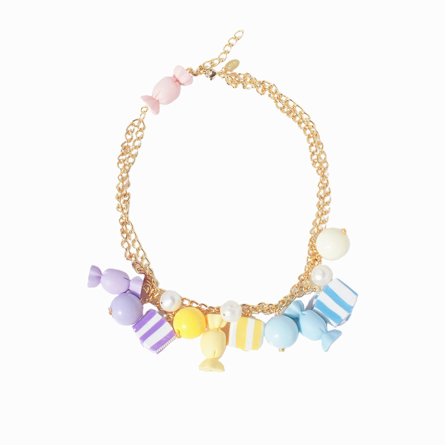 Milk Chews and Pearl Charm Necklace