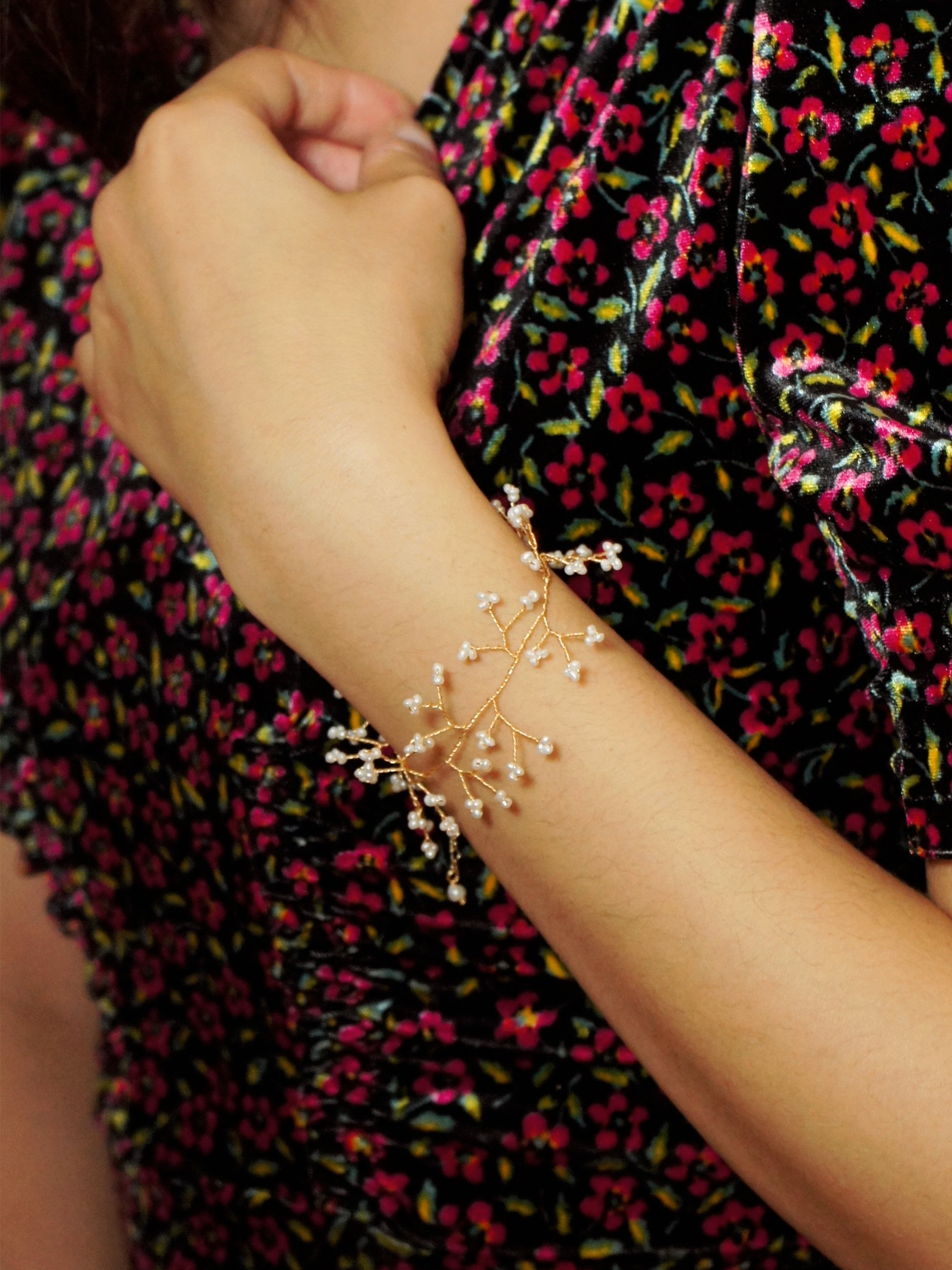 Soft Rime Freshwater Pearl Bracelet