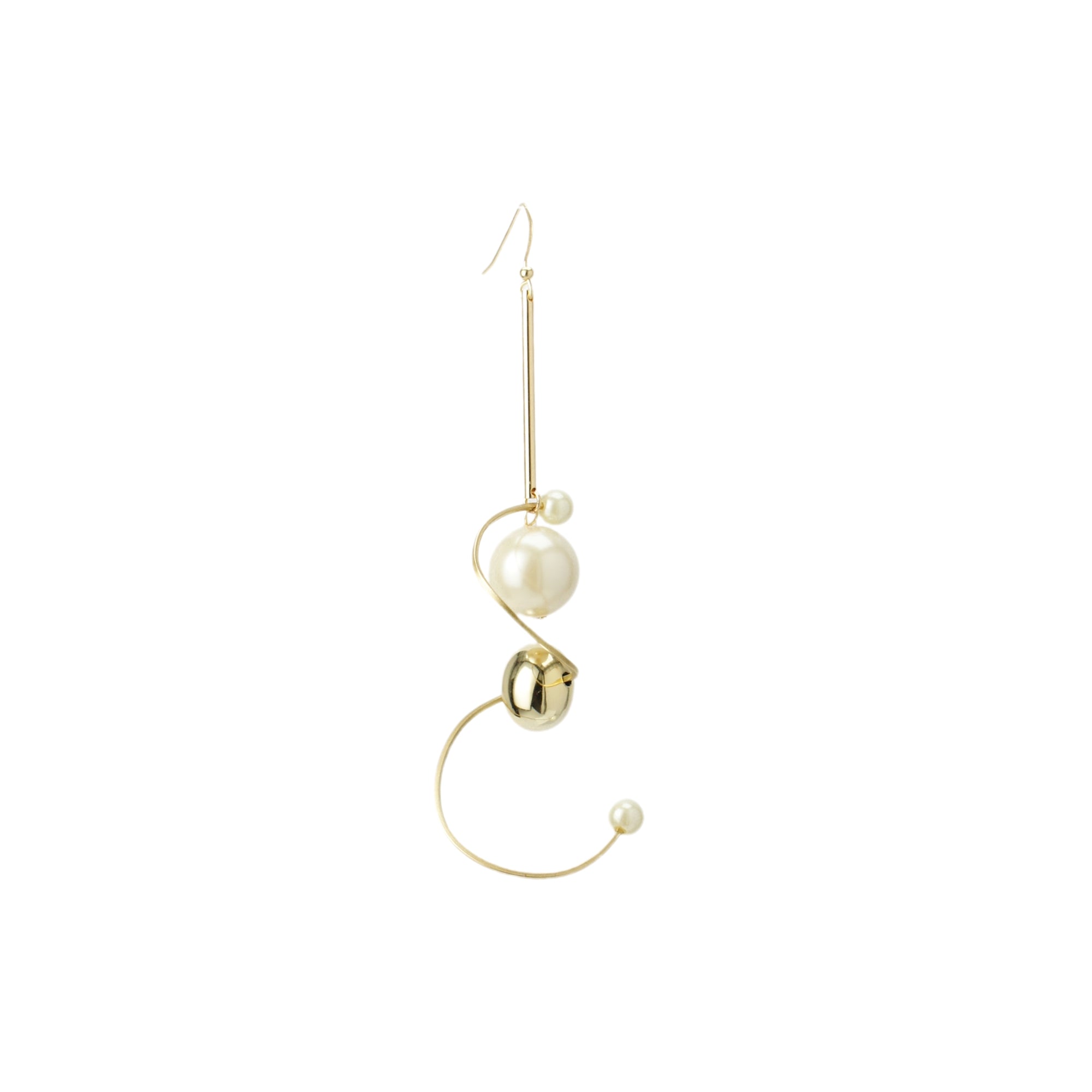 Solaris Spiral Single Earring