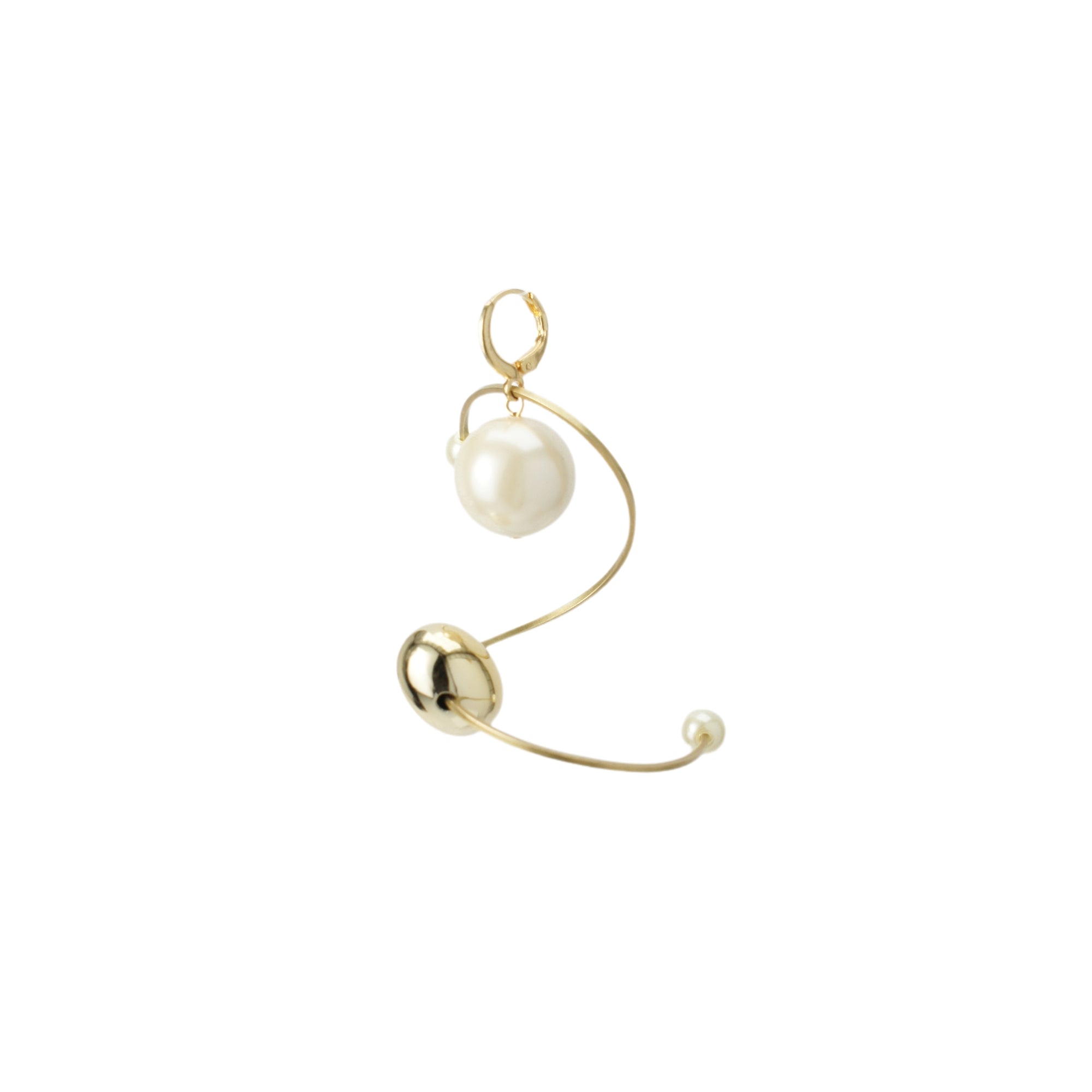 Solaris Spiral Single Earring