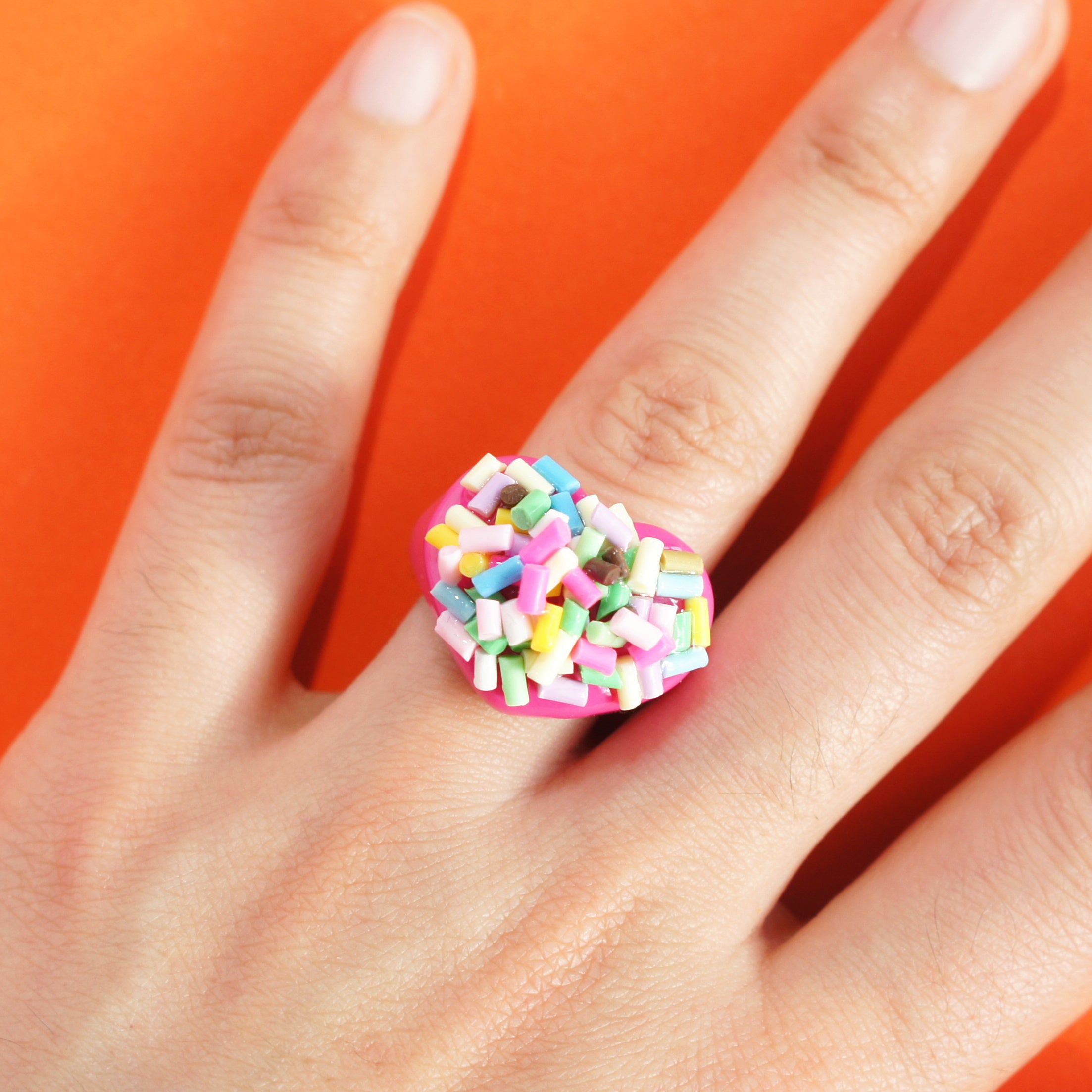 Sweet Machine Rings Sugar Sweet Sprinkles Ring – I'MMANY London
