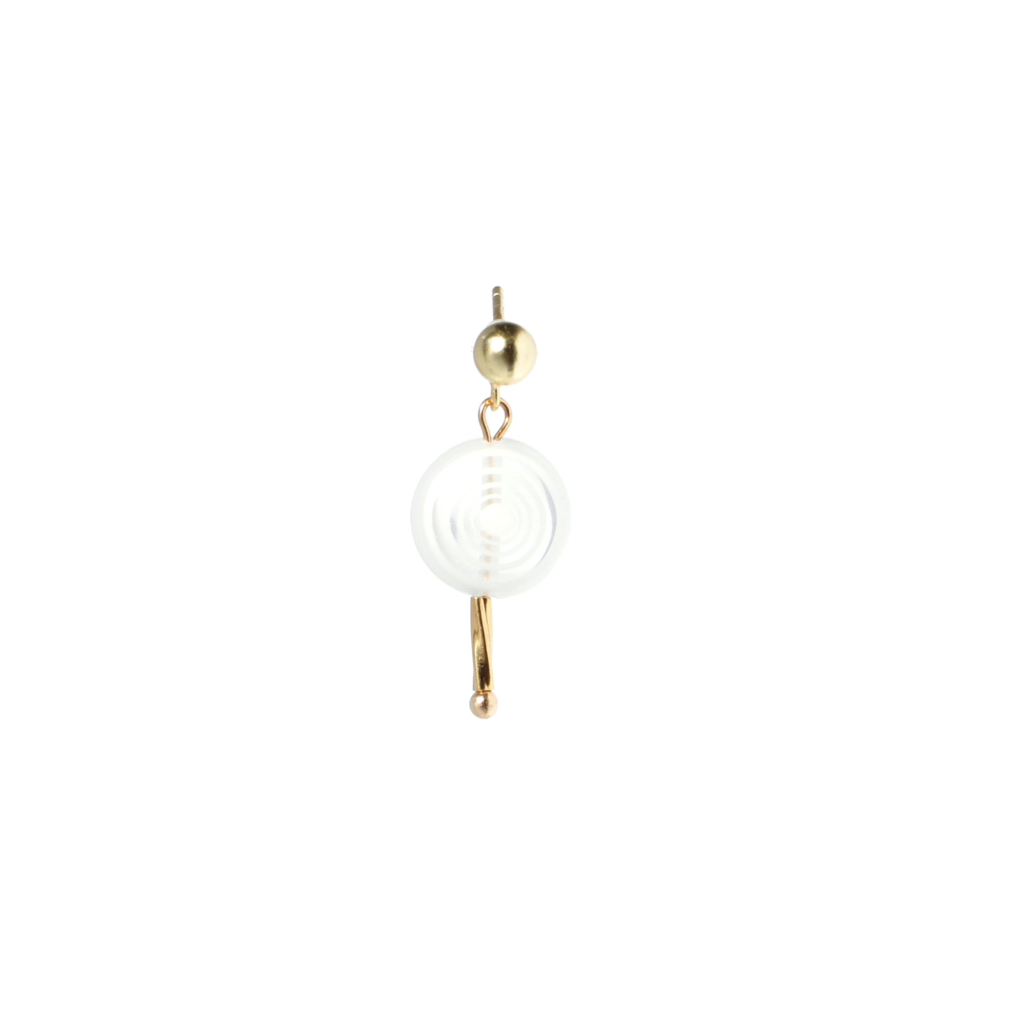 Sugar Sweet Swirl Lolli Stud Single Earrings, Set of 5